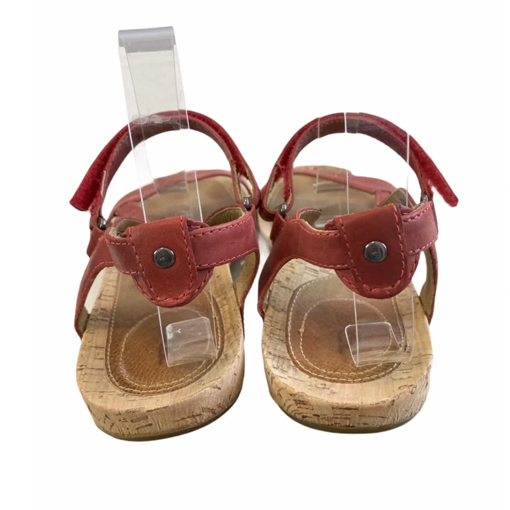 Teva Women's Red Cork Footbed Sandals - Picture 8 of 15